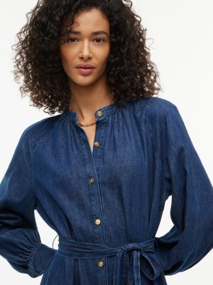 Tommy Hilfiger Belted Denim Midi Dress — фото 3