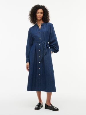 Belted Denim Midi Dress, Myf