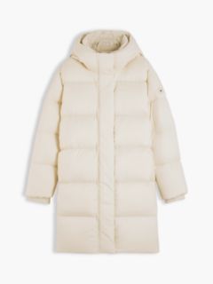 Water-Repellent Down Puffer Coat — Ivory 5