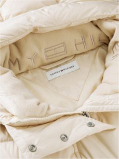 Water-Repellent Down Puffer Coat — Ivory 6