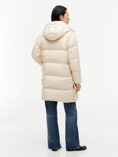 Water-Repellent Down Puffer Coat — Ivory 4