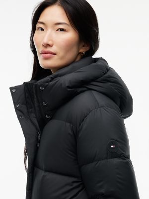 Женская куртка Tommy Hilfiger Water-Repellent Down Puffer, цвет: Чёрный — фото 2