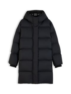 Water-Repellent Down Puffer Coat — Black 5