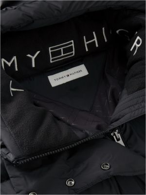 Женская куртка Tommy Hilfiger Water-Repellent Down Puffer, цвет: Чёрный — фото 6