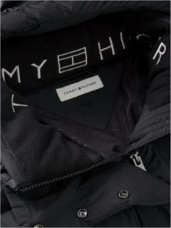 Water-Repellent Down Puffer Coat — Black 6