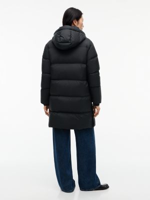 Женская куртка Tommy Hilfiger Water-Repellent Down Puffer, цвет: Чёрный — фото 4