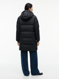 Water-Repellent Down Puffer Coat — Black 4