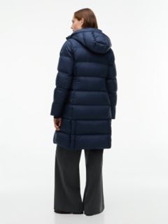 Water-Repellent Down Puffer Coat — Navy 4