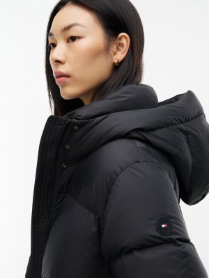 Женская куртка Tommy Hilfiger Water-Repellent Down Maxi Puffer, цвет: Чёрный — фото 2