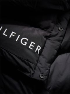 Water-Repellent Down Maxi Puffer Coat — Black 6
