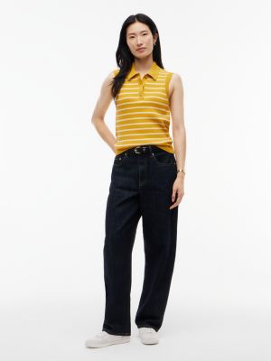 Женские свитеры Tommy Hilfiger Slim Fit Ribbed Sweater Vest Polo — фото 2