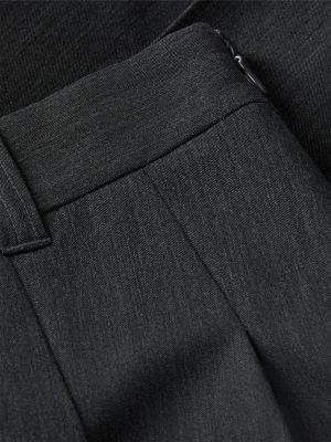 Женская юбка Tommy Hilfiger Pleated Stretch Twill, цвет: Средний серый меланжевый — фото 8