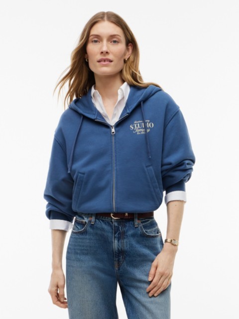 Женские худи Tommy Hilfiger Tommy Studio Logo Zip
