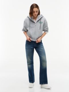 Tommy Studio Logo Zip Hoodie — Light Grey Heather 2