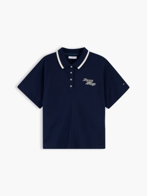 Женские свитеры Tommy Hilfiger Relaxed Fit Embroidered Logo Polo — фото 5