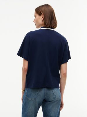 Женские свитеры Tommy Hilfiger Relaxed Fit Embroidered Logo Polo — фото 4