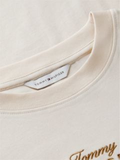 Embroidered Script Interlock T-Shirt — Sugarcane 6