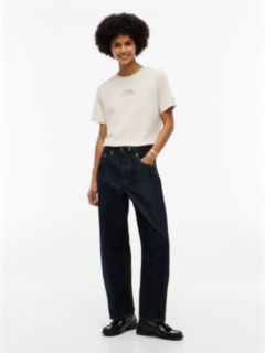 Embroidered Script Interlock T-Shirt — Sugarcane 2