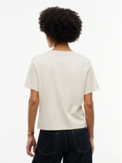 Embroidered Script Interlock T-Shirt — Sugarcane 4