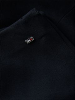 Stretch Gabardine Slim Pant — Black 6