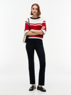 Stretch Gabardine Slim Pant — Black 2