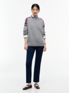 Stretch Gabardine Slim Pant — Dark Blue 2