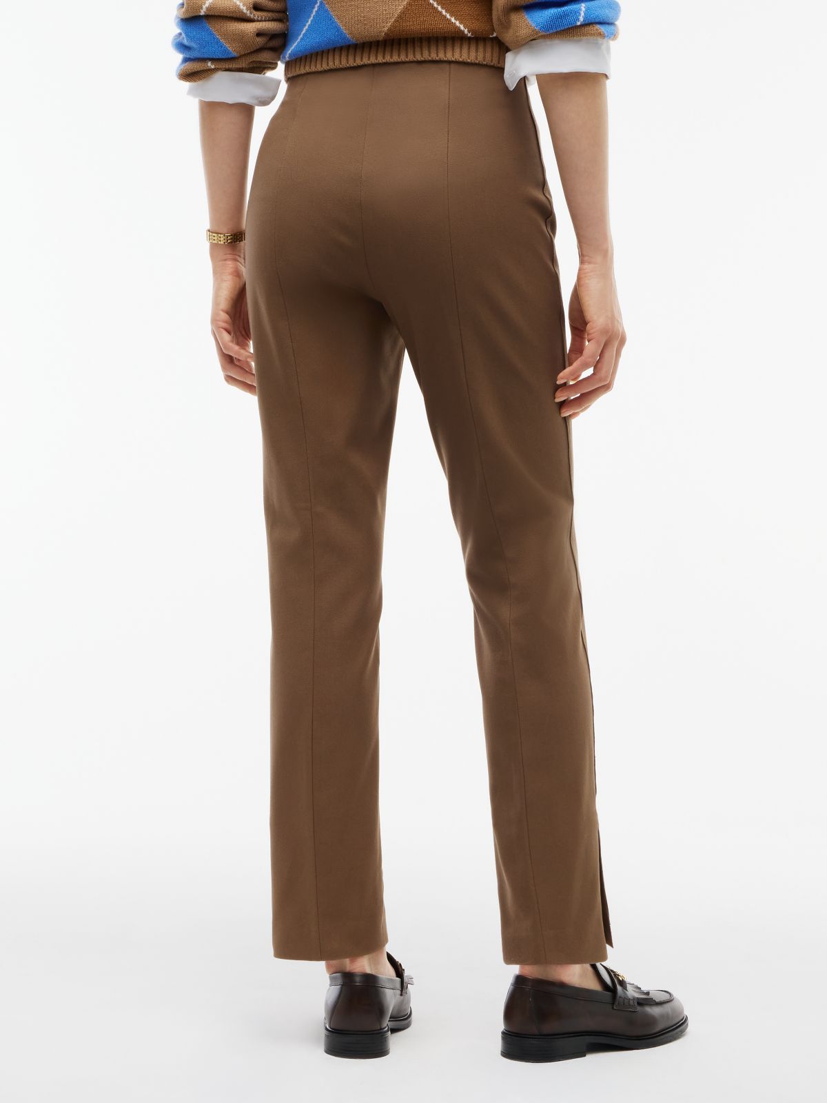 Stretch Gabardine Slim Pant — Nordic Taupe