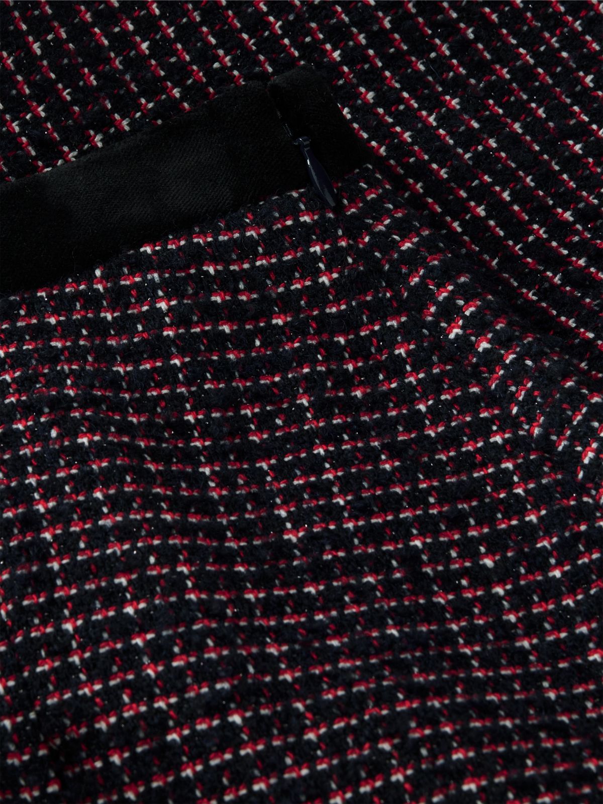 Shimmer Tweed Mini Skirt — Tweed