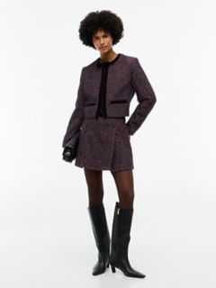 Shimmer Tweed Mini Skirt — Tweed 2
