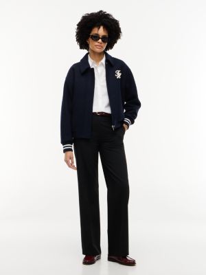 Женские брюки Tommy Hilfiger Pleated Stretch Twill Straight Leg Pant, цвет: Чёрный — фото 2