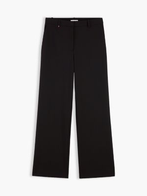 Женские брюки Tommy Hilfiger Pleated Stretch Twill Straight Leg Pant, цвет: Чёрный — фото 5