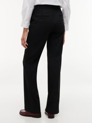 Женские брюки Tommy Hilfiger Pleated Stretch Twill Straight Leg Pant, цвет: Чёрный — фото 4