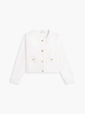 White Denim Lady Jacket | Tommy Hilfiger