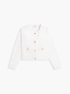 White Denim Lady Jacket — Optic White 3