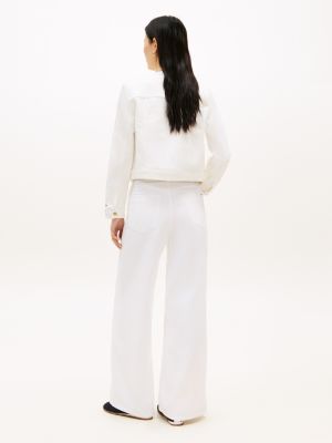 White Denim Lady Jacket | Tommy Hilfiger