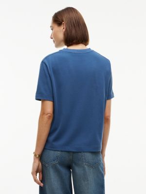 Женские футболки Tommy Hilfiger Relaxed Fit Tommy Studio Logo T-Shirt — фото 4