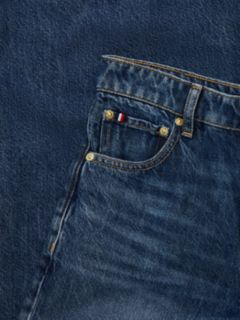 Medium Wash High-Rise Wide Leg Jean — Blue 8