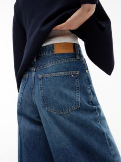 Medium Wash High-Rise Wide Leg Jean — Blue 4