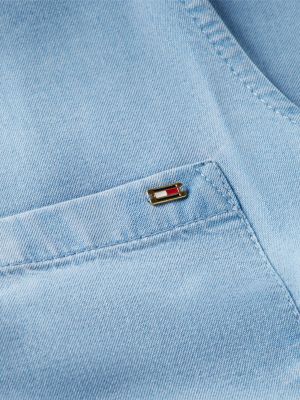 Женские рубашки Tommy Hilfiger Sleeveless Chambray Shirt — фото 6