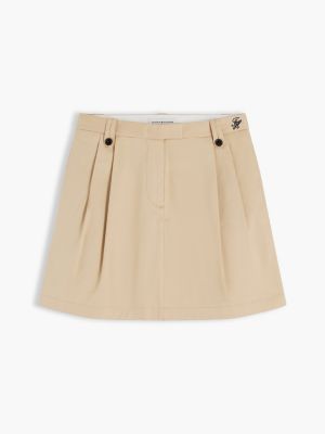 Tommy Hilfiger Pleated Stretch Chino Mini Skirt — фото 5