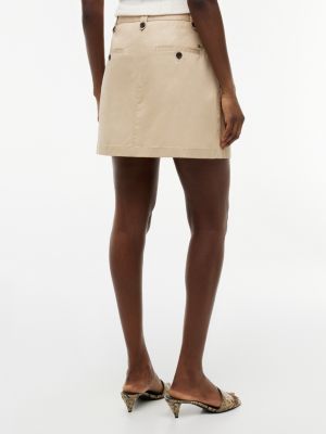 Tommy Hilfiger Pleated Stretch Chino Mini Skirt — фото 4