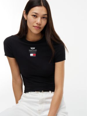 Женские футболки Tommy Hilfiger Tommy x Cadillac F1® Team Slim T-Shirt — фото 3