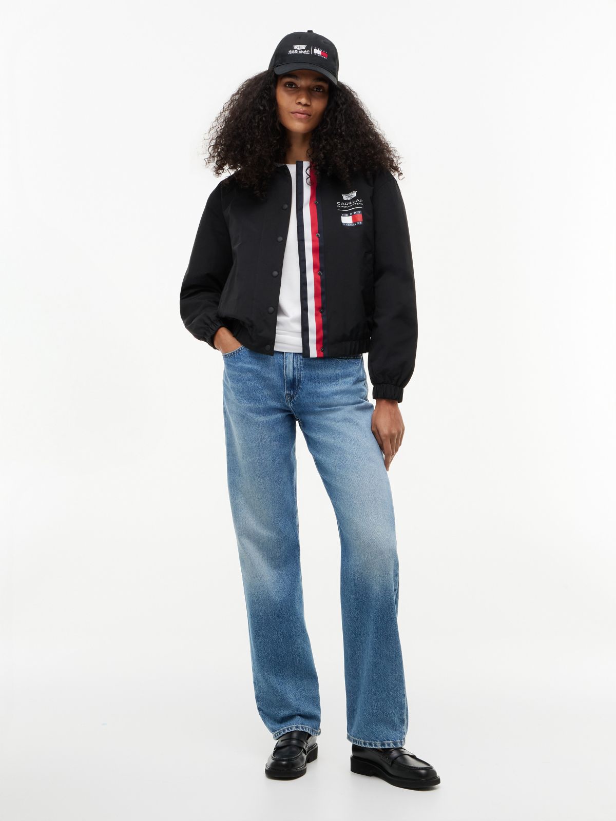 Tommy x Cadillac F1® Team Coach Jacket — Black