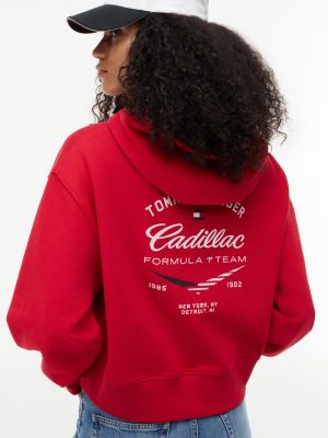 Женские худи Tommy Hilfiger Tommy x Cadillac F1® Team Boxy — фото 3