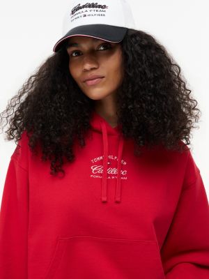 Женские худи Tommy Hilfiger Tommy x Cadillac F1® Team Boxy — фото 4