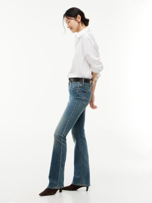 Женские джинсы Tommy Hilfiger Mid-Rise Stretch Bootcut Jean, цвет: Средняя варка — фото 3