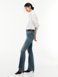Mid-Rise Stretch Bootcut Jean — Mid Wash 3
