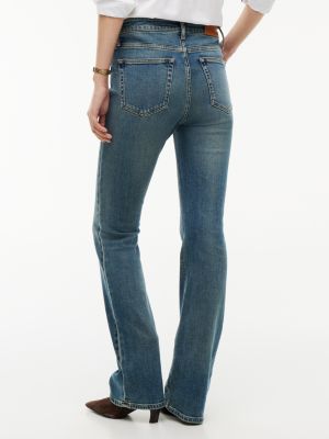Женские джинсы Tommy Hilfiger Mid-Rise Stretch Bootcut Jean, цвет: Средняя варка — фото 7