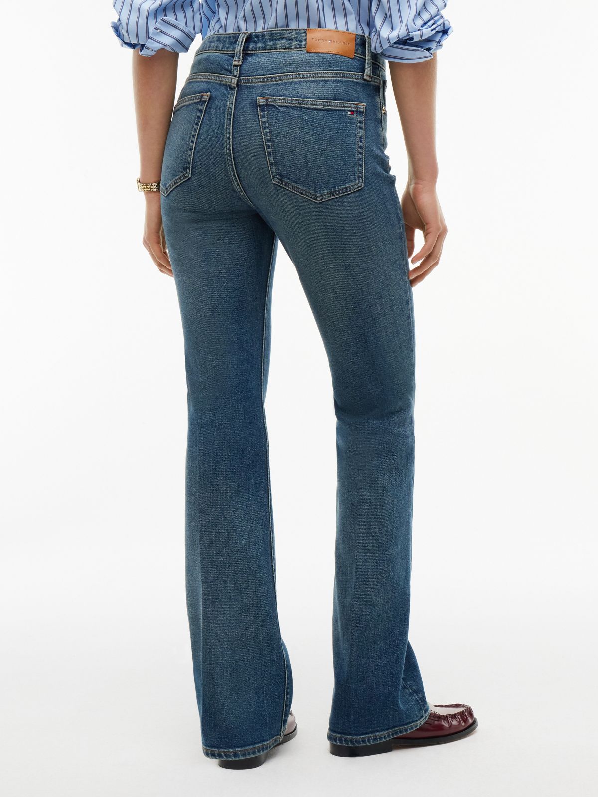 Mid-Rise Stretch Bootcut Jean — Ocean