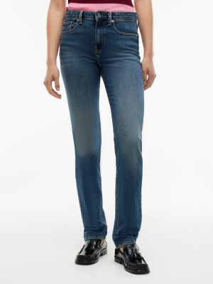 Mid-Rise Stretch Slim Jean, Ocean
